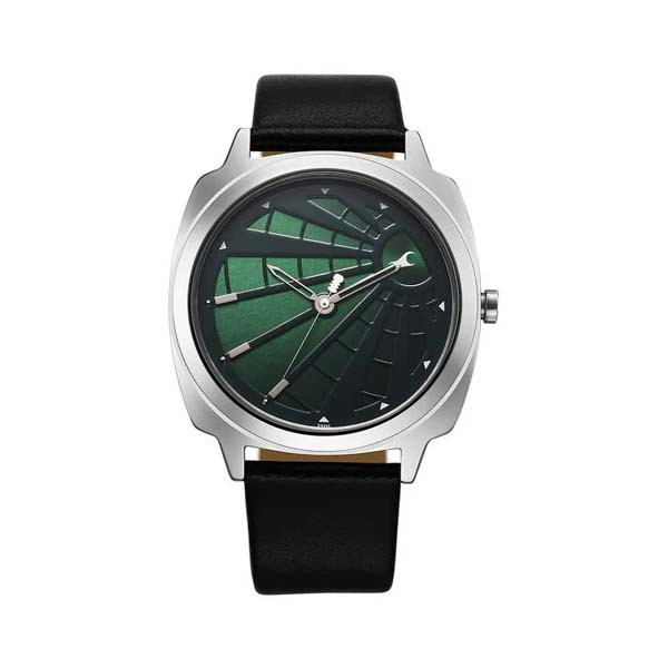 Fastrack Groove Quartz Analog Green Dial Guys Leather Watch (3322SL01)