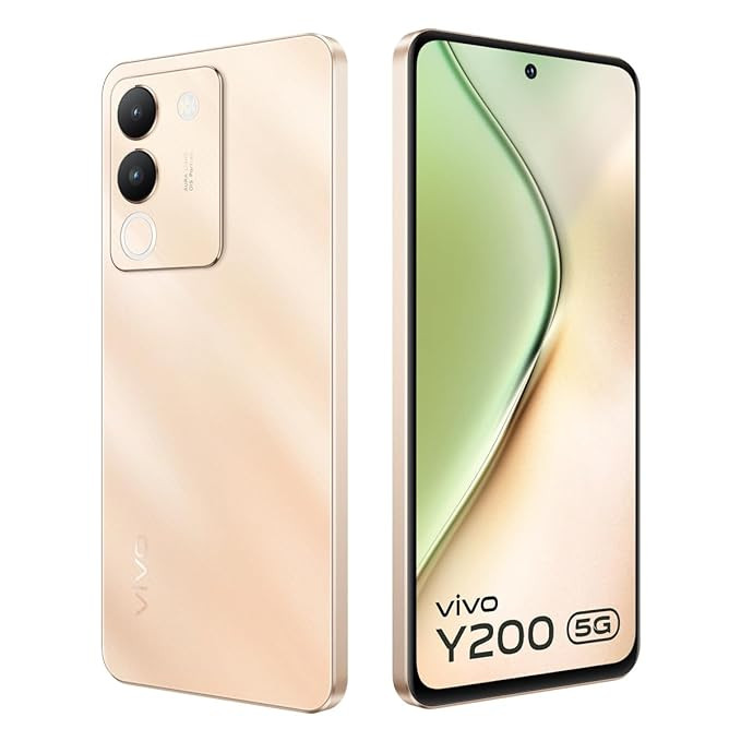 Vivo Y200 5G (Desert Gold, 8GB RAM, 256GB Storage)