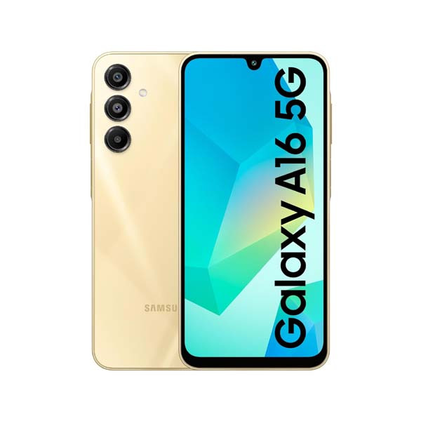 Samsung Galaxy A16 5G (Gold, 8GB RAM, 128GB Storage)