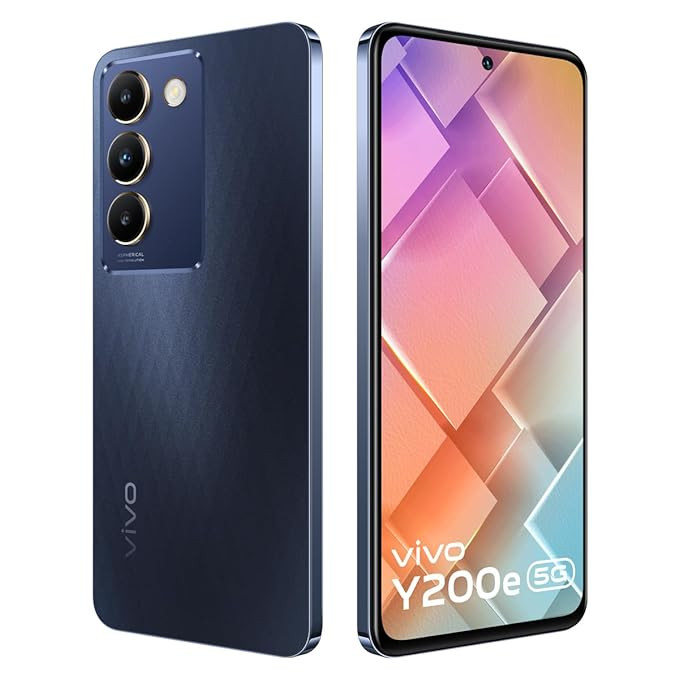 Vivo Y200e 5G (Black Diamond, 8GB RAM, 128GB Storage)