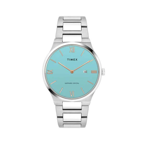 TIMEX Men Blue Round Dial Analog Watch  (TWEG23604)