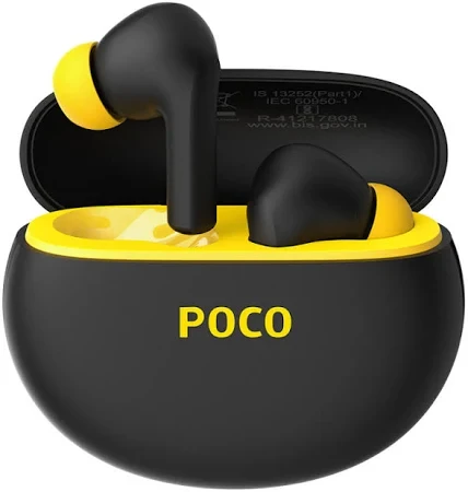 POCO Pods with 30 Hour Playback, 12mm Drivers, 60ms Latency, Fast Charging & ENC Bluetooth Gaming  (Midnight Groove, True Wireless