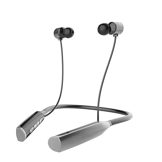 Wireless Bluetooth Earphones for POCO C31 / C 31 Earphones Original Like Wireless Bluetooth Neckband Flexible In-Ear Headphones Headset With Built-in Mic, Extra Deep Bass Hands-Free Call/Music, Sports