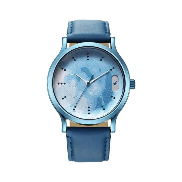Fastrack Urban Camo Blue Dial Watch for Guys (3296QL01)