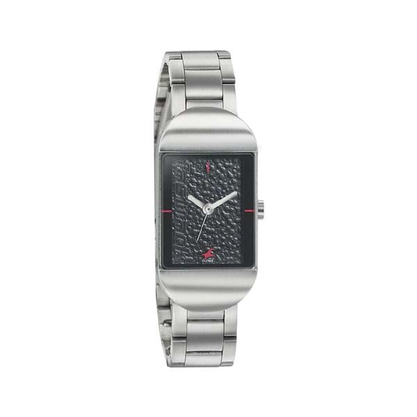 Fastrack Go Skate Quartz Analog Black Dial Stainless Steel Strap Watch for Girls (NR6201SM01)