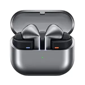 Samsung Galaxy in Ear Buds 3 Pro (Silver) with Galaxy Ai | Adaptive ANC | Real-Time Interpreter | 24-Bit Hi-Fi Audio | Up to 37H Battery | Ip57