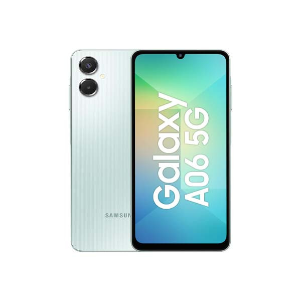Samsung Galaxy A06 5G (Light Green, 4GB RAM, 64GB Storage)