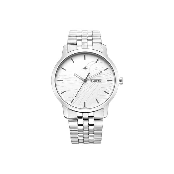 Fastrack Urban Camo White Dial Watch for Guys (NT3295SM01)